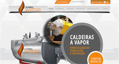 Desktop Screenshot of caldeirasantesso.com.br